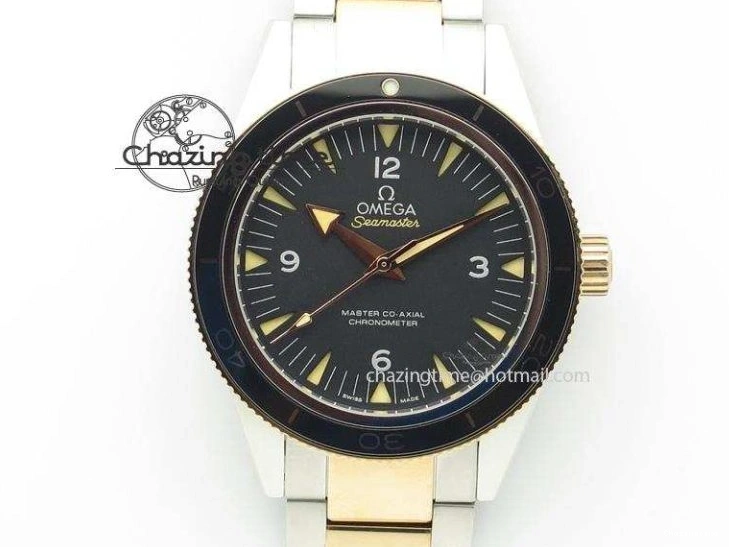 0521 Unisex Seamaster 300M 007 Platinum VSF 1:1 Best Edition Gray Dial on SS Bracelet A 7826